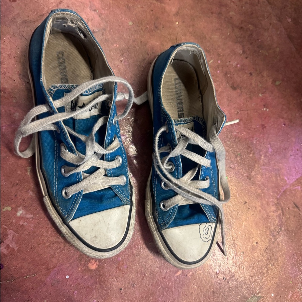 Converse Kids Sneakers in Blue and White